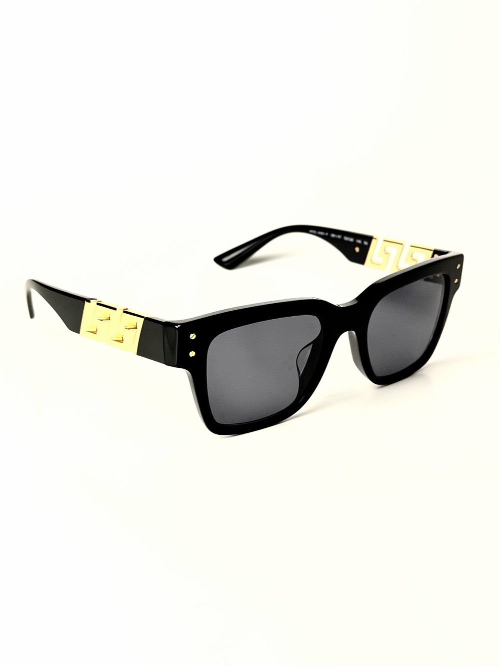 Versace Mod 4421 F GB1/87 Black Dark Grey Gold Authentic New 4421F NWT - Picture 3 of 8